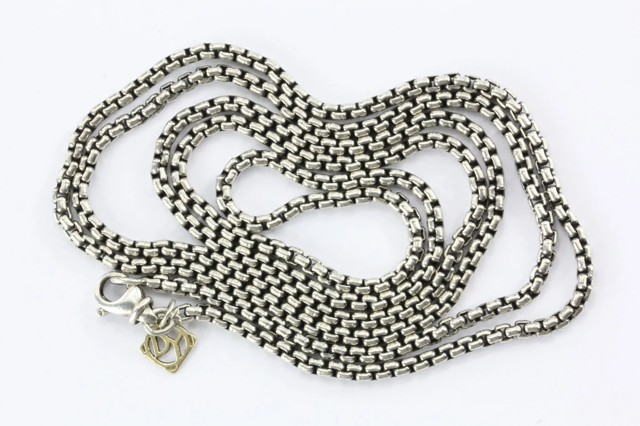 David Yurman Sterling Silver 32" Box Chain 2.3mm