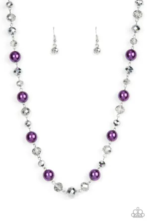 Decked Out Dazzle Purple Paparazzi Necklace
