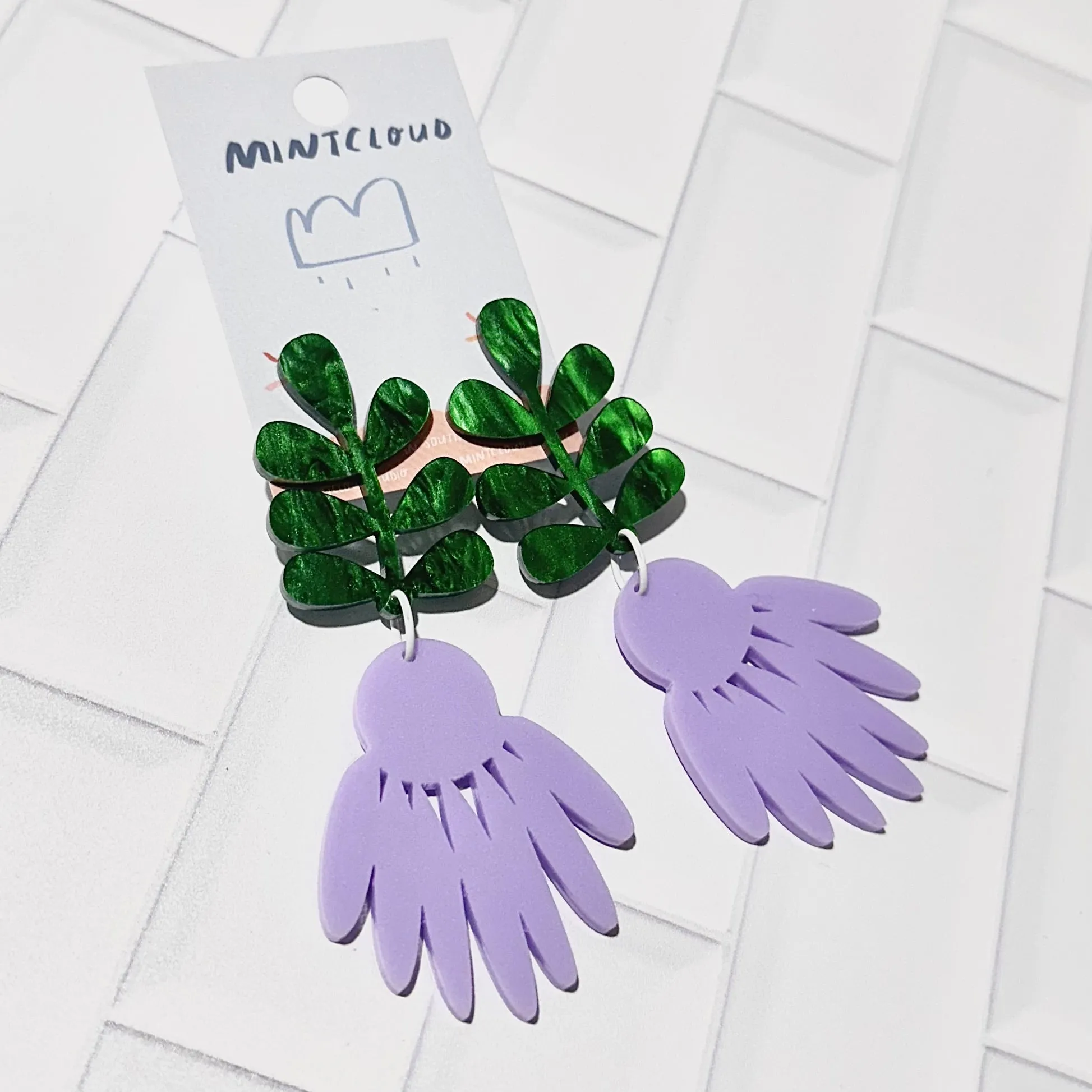 Delicate Flower Dangles