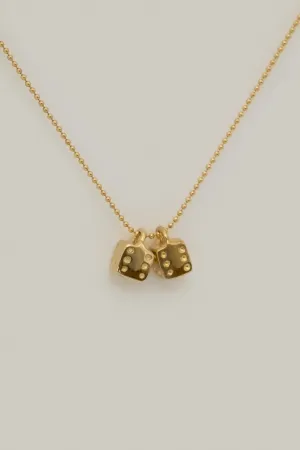 Double Dice Necklace