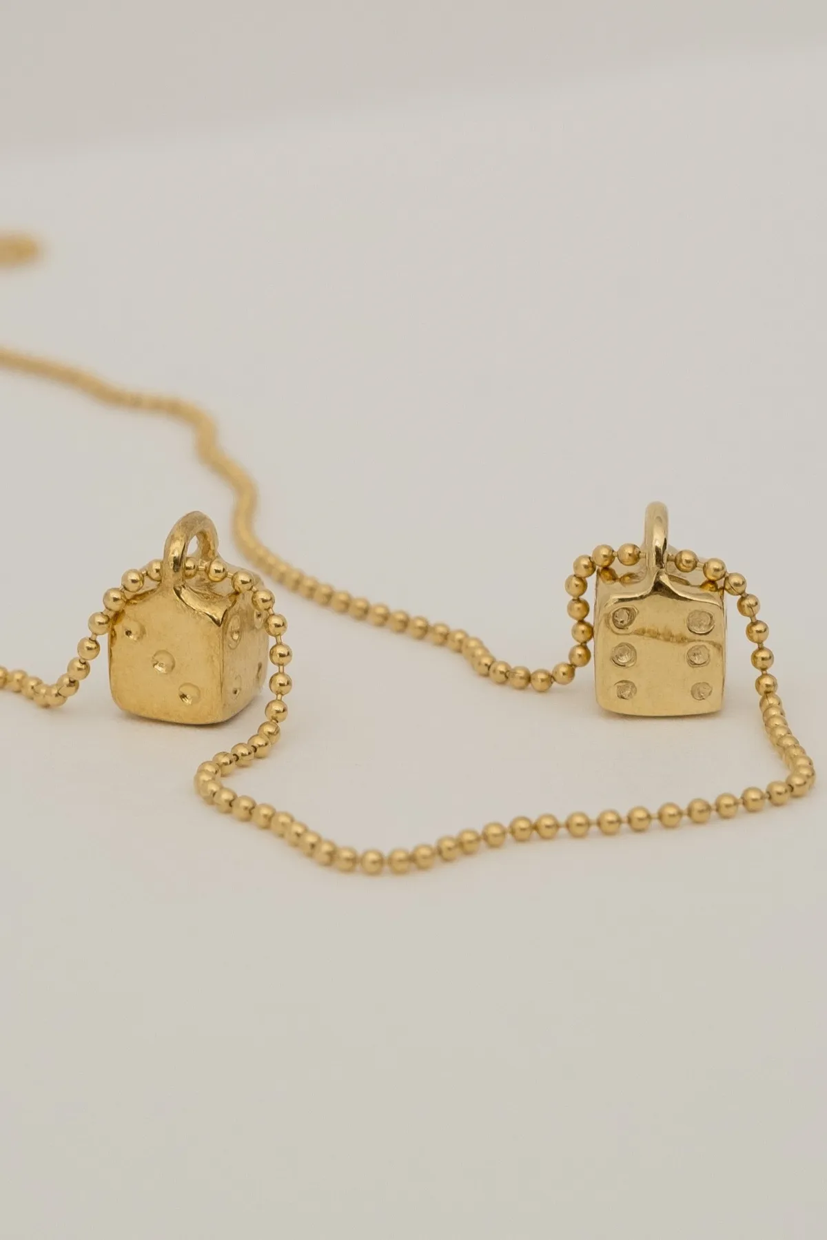 Double Dice Necklace