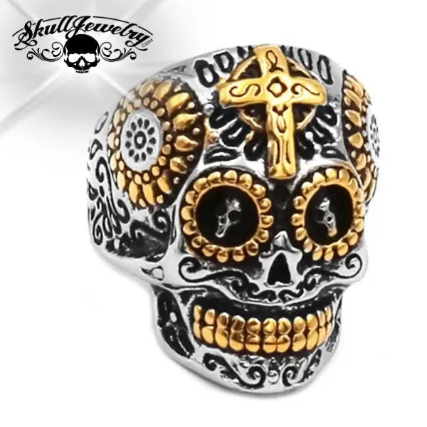 El Dios Sol - Son God Skull Ring (#726)