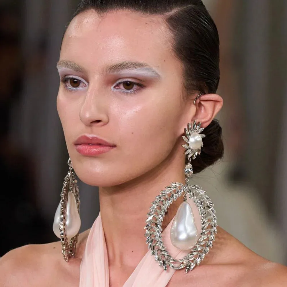 Exaggerated Oversized Dangle Earrings