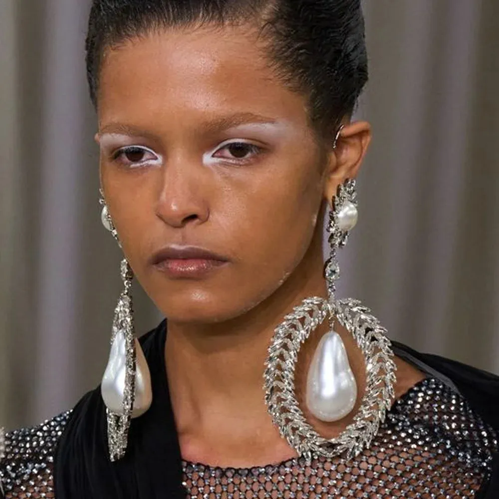 Exaggerated Oversized Dangle Earrings