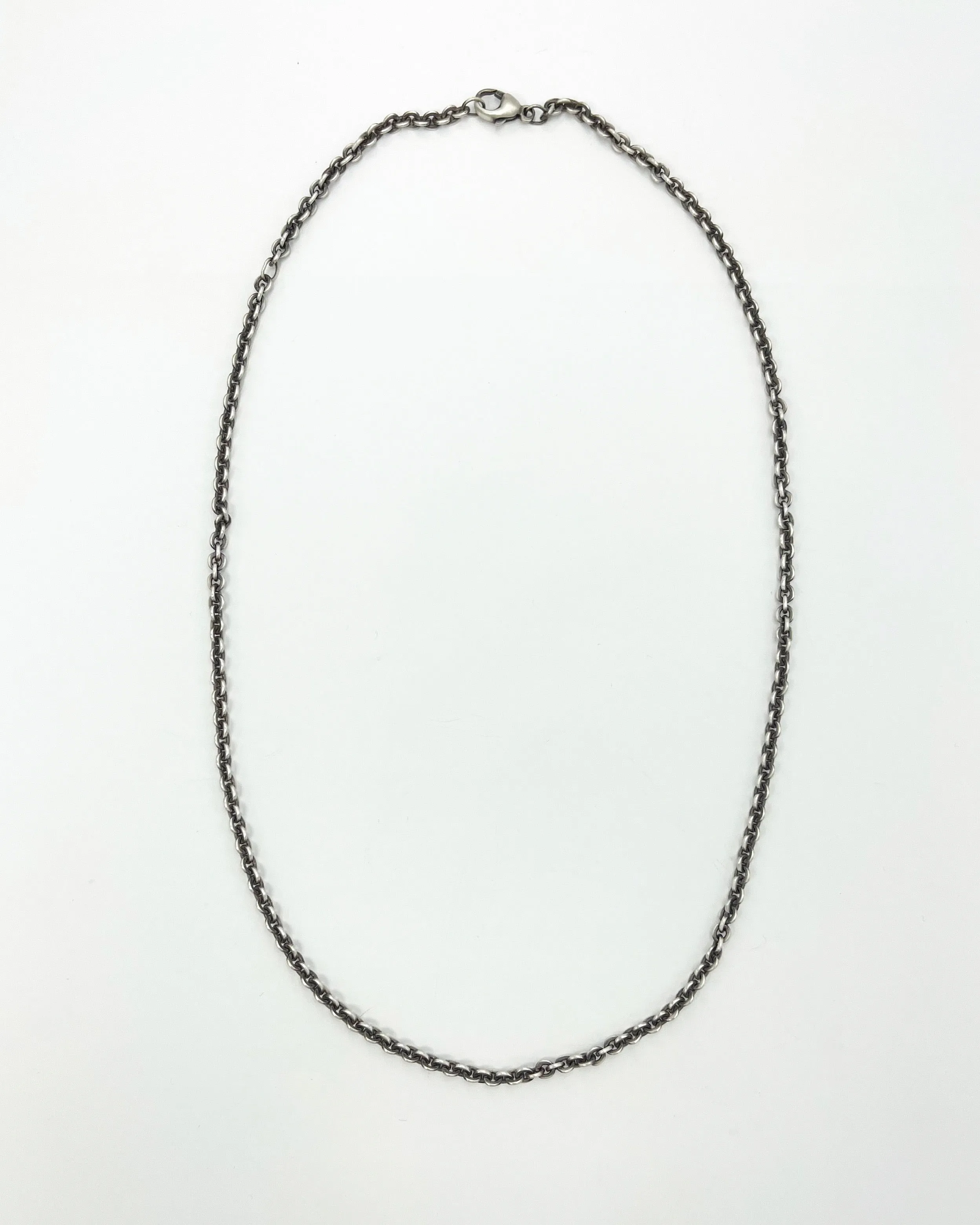 Extra Thick Flat Round Link Chain Necklace