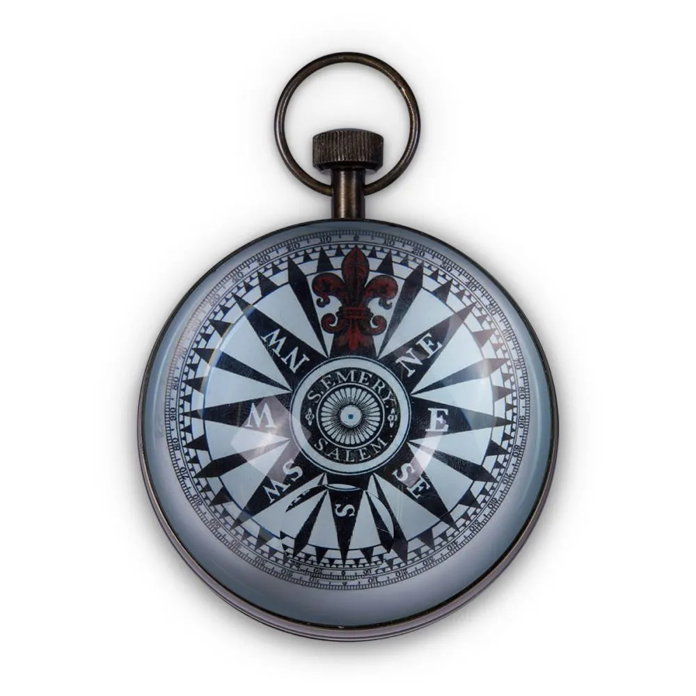 Eye of Time Clock Brass