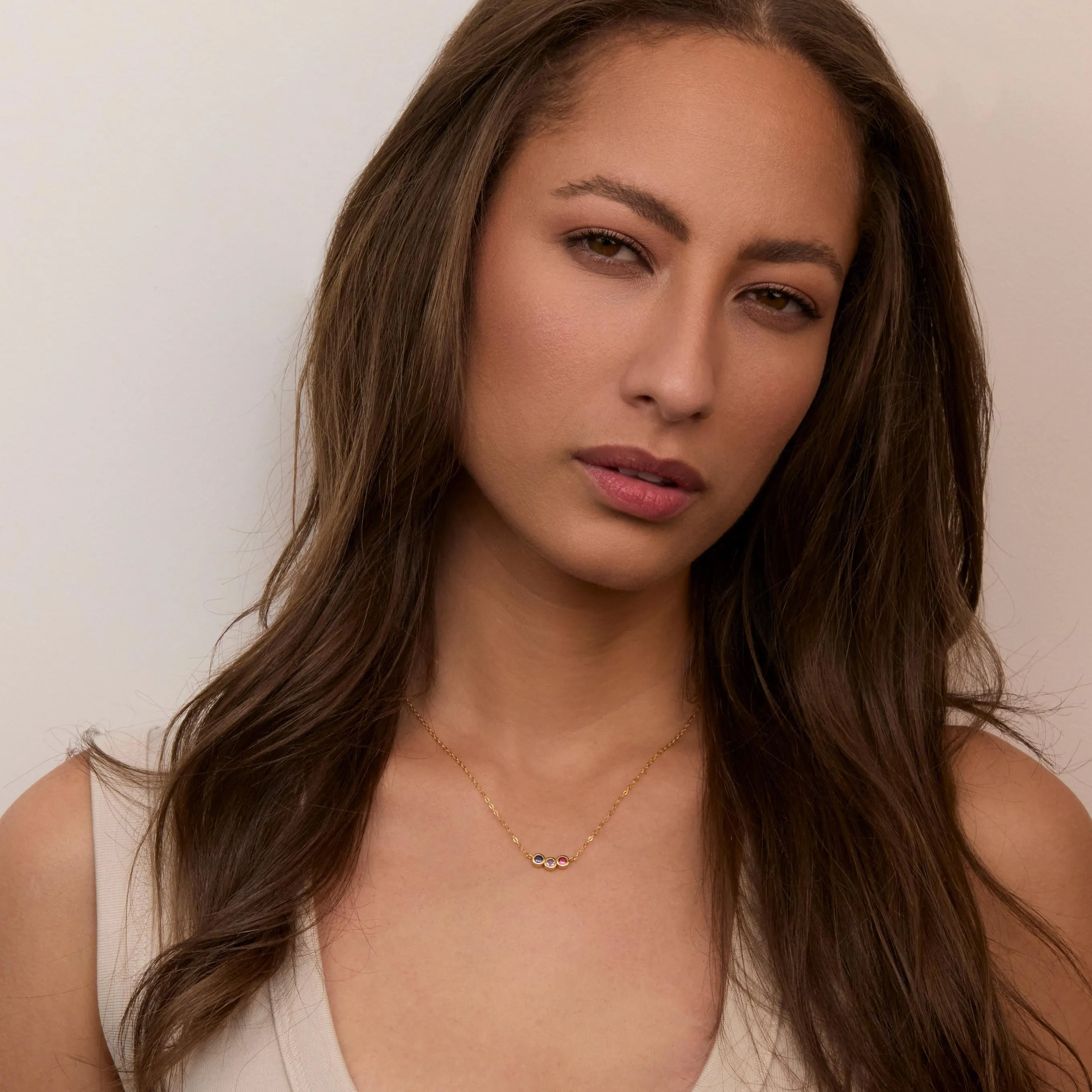Family Birthstone Necklace - 18K Gold Vermeil