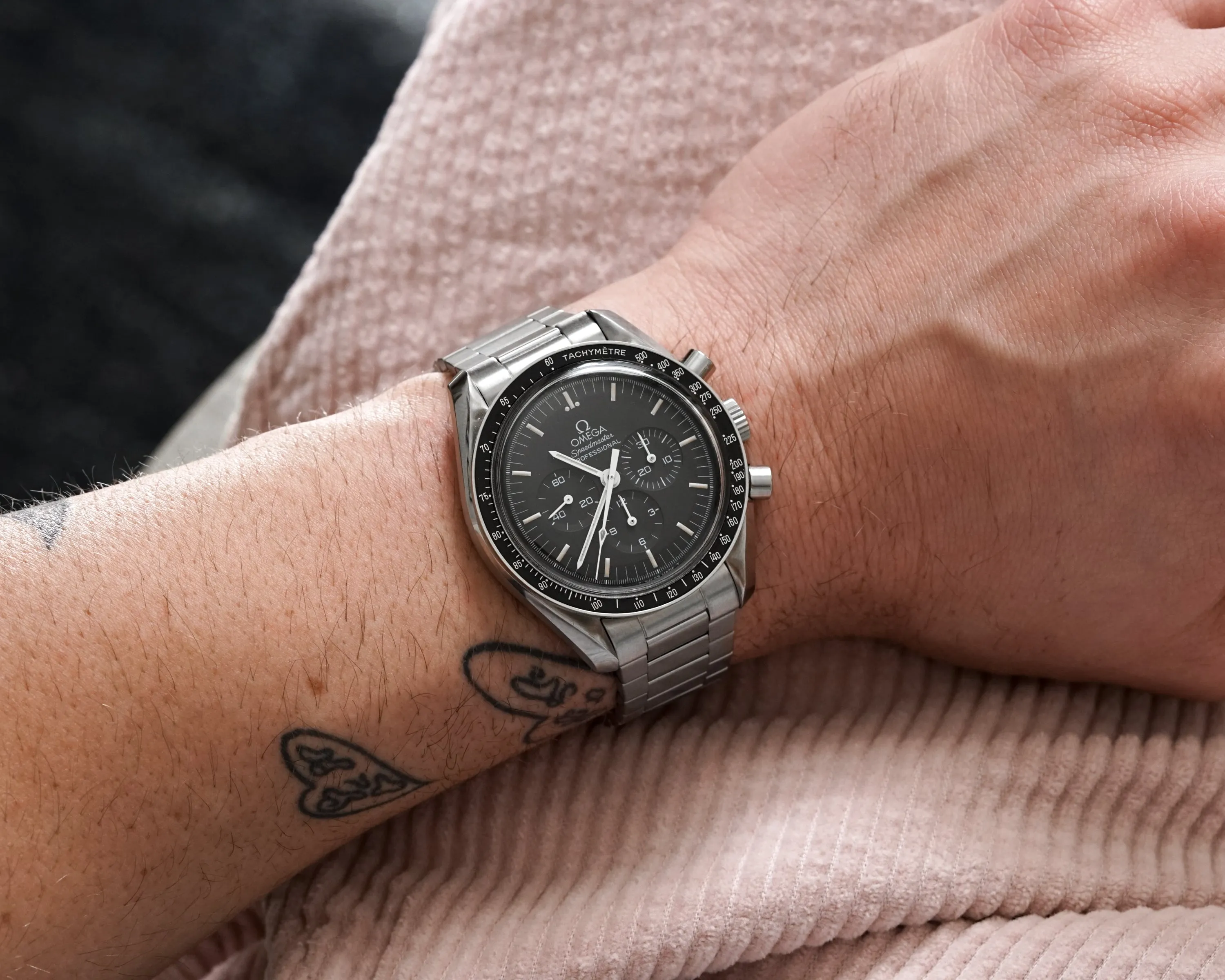 Flat Link Bracelet for Omega Speedmaster - Fully Brushed