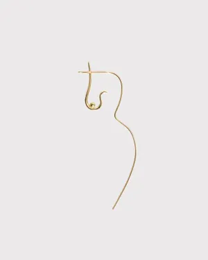 Flowing Nude Earring