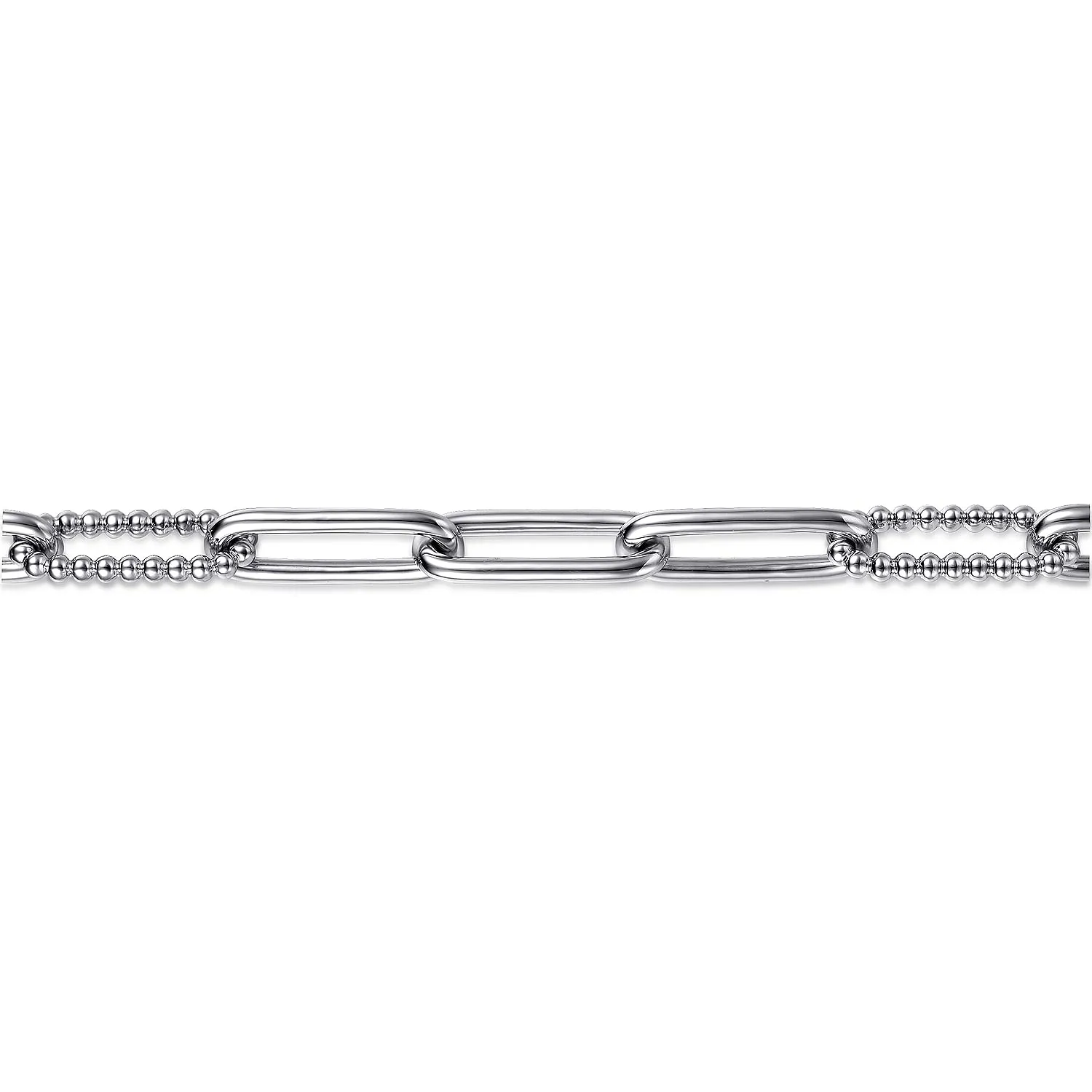 Gabriel & Co. Sterling Silver Bujukan Link Bracelet 7"