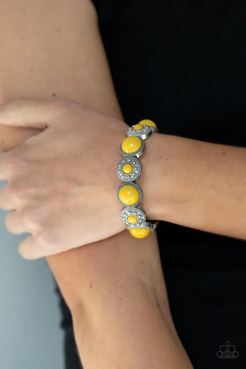 Garden Flair Yellow Paparazzi Bracelet