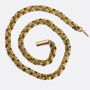 Georgian Star Link Belcher Chain, 15"