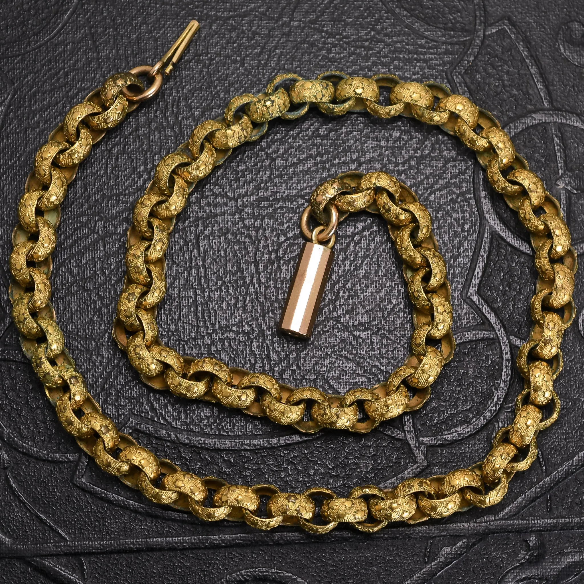 Georgian Star Link Belcher Chain, 15"