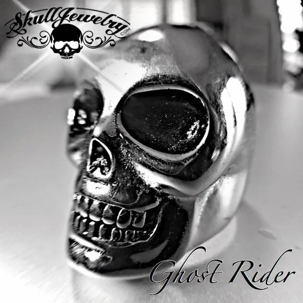 Ghost Rider - Big, Bold & Heavy Skull Ring (#132)