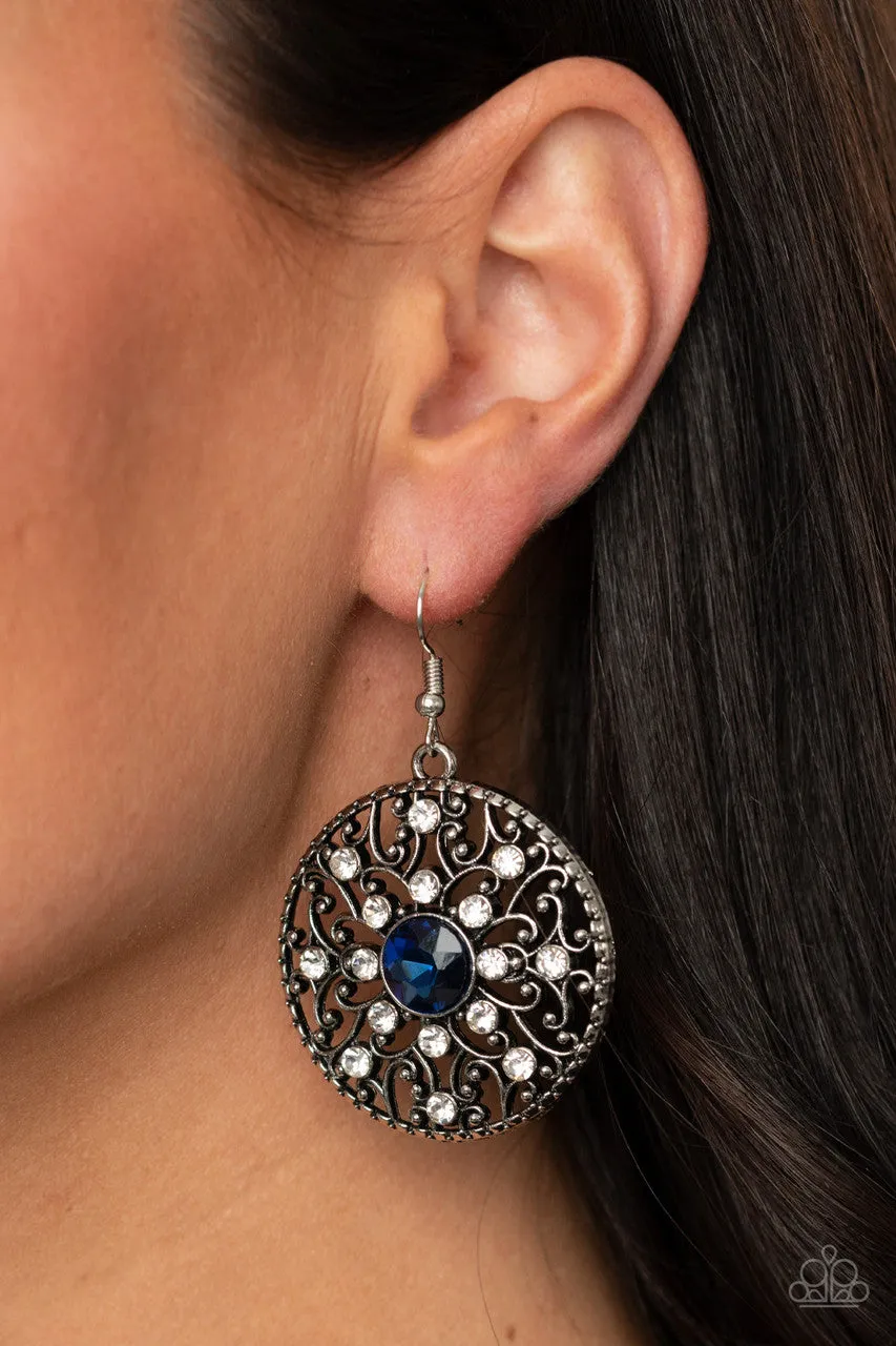 GLOW Your True Colors Blue Paparazzi Earrings