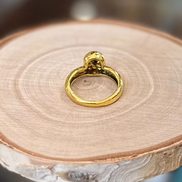 Gold Tone Skull Rings