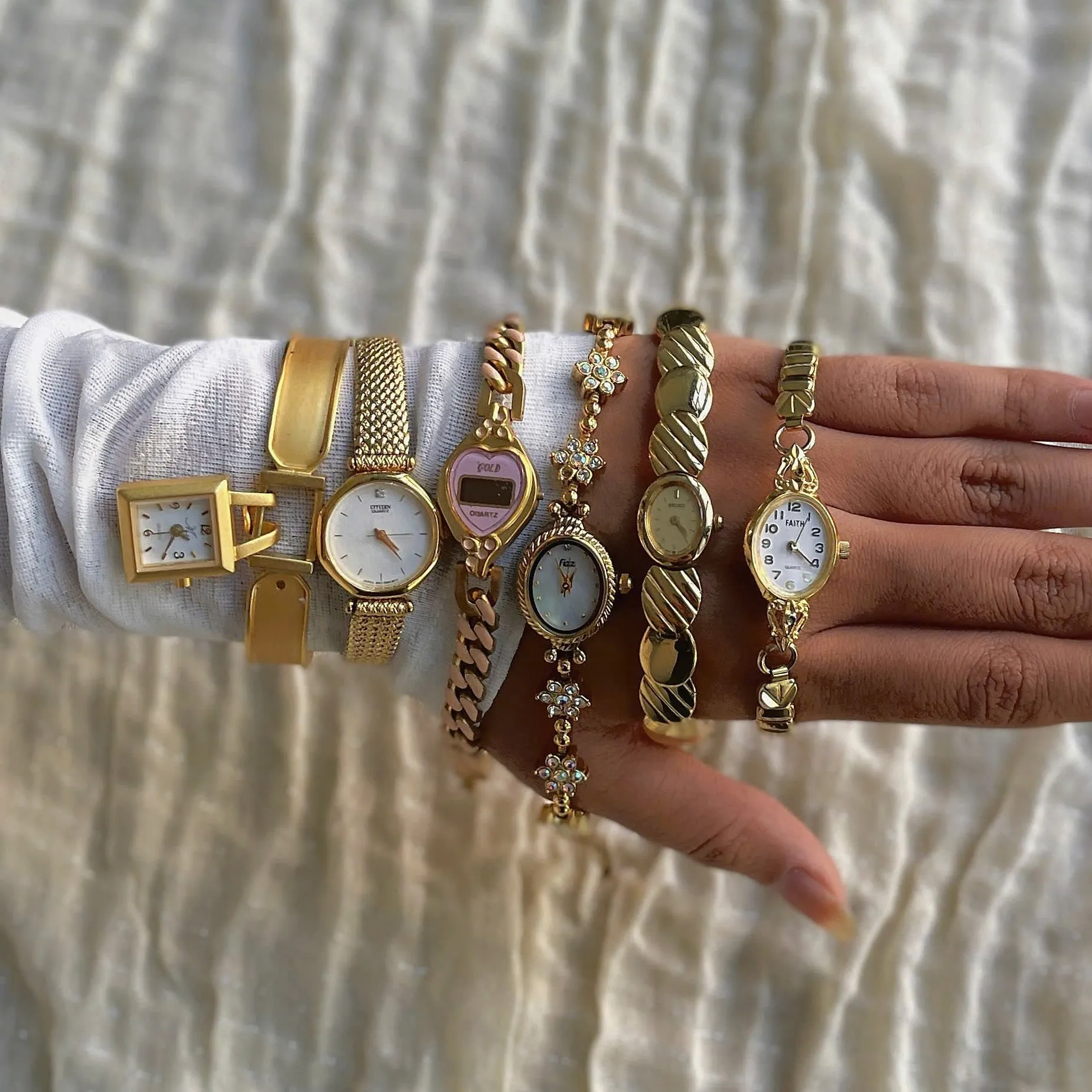 Gold-Toned Vintage Watches