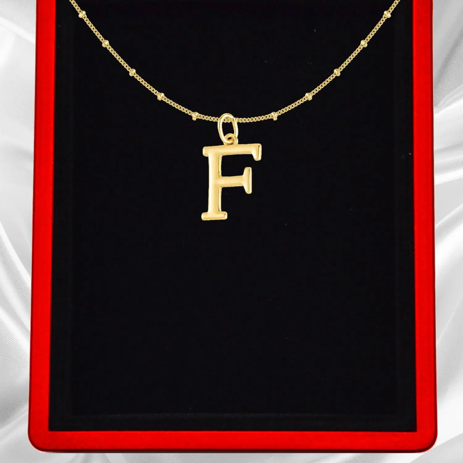 Gold Vermeil Initial Necklace