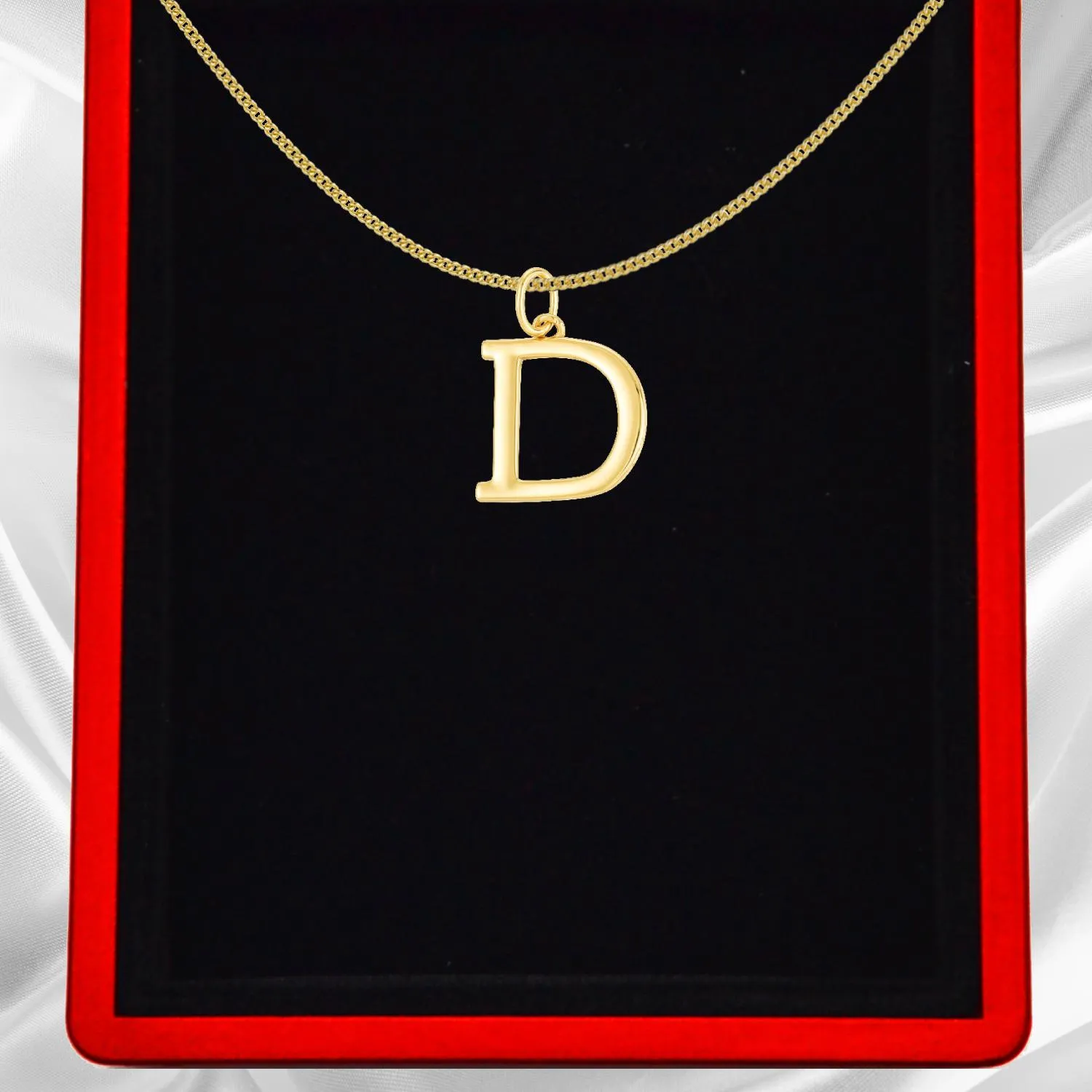 Gold Vermeil Initial Necklace