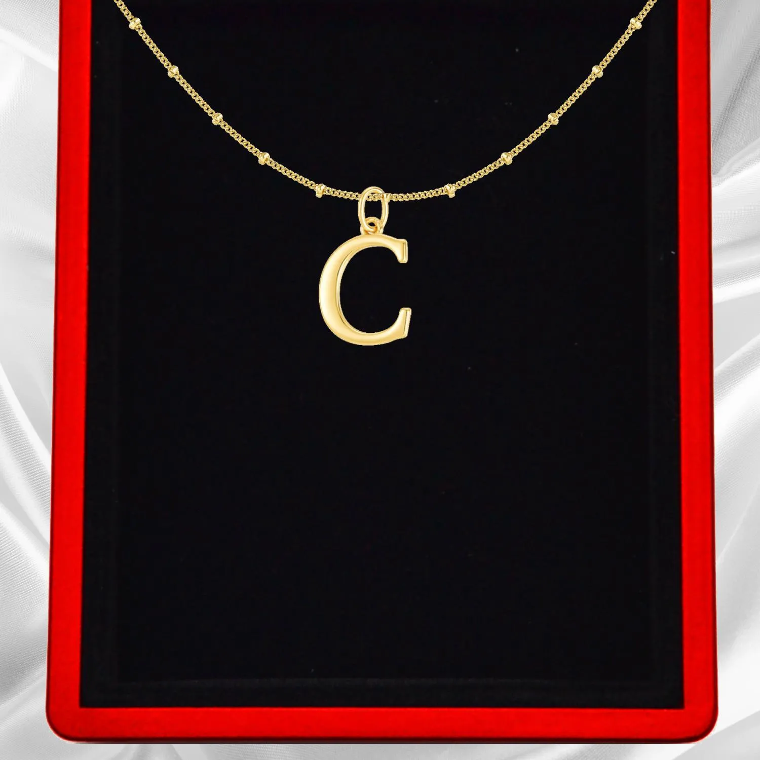 Gold Vermeil Initial Necklace