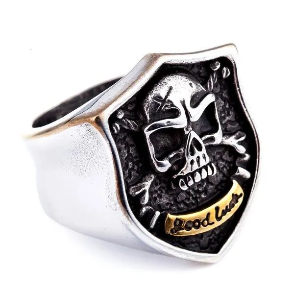 Good Luck Crossbones Ring
