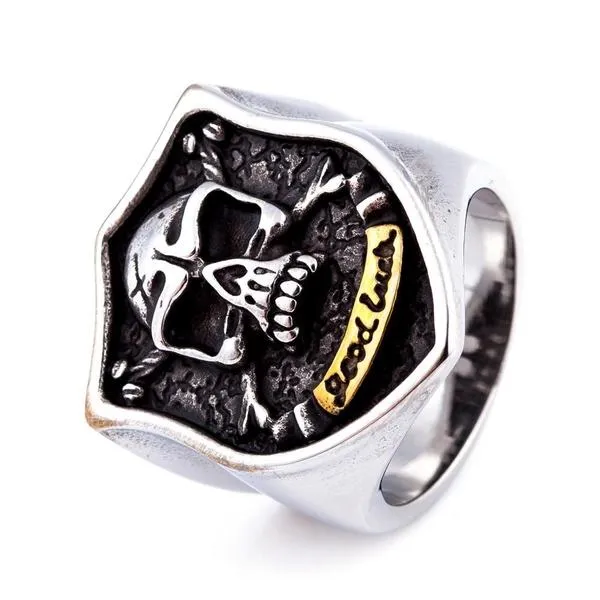Good Luck Crossbones Ring