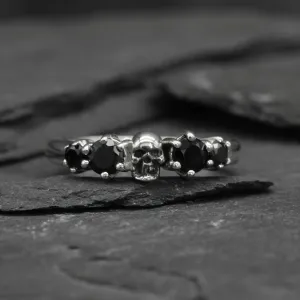 Gothic Skull Women's Wedding Ring