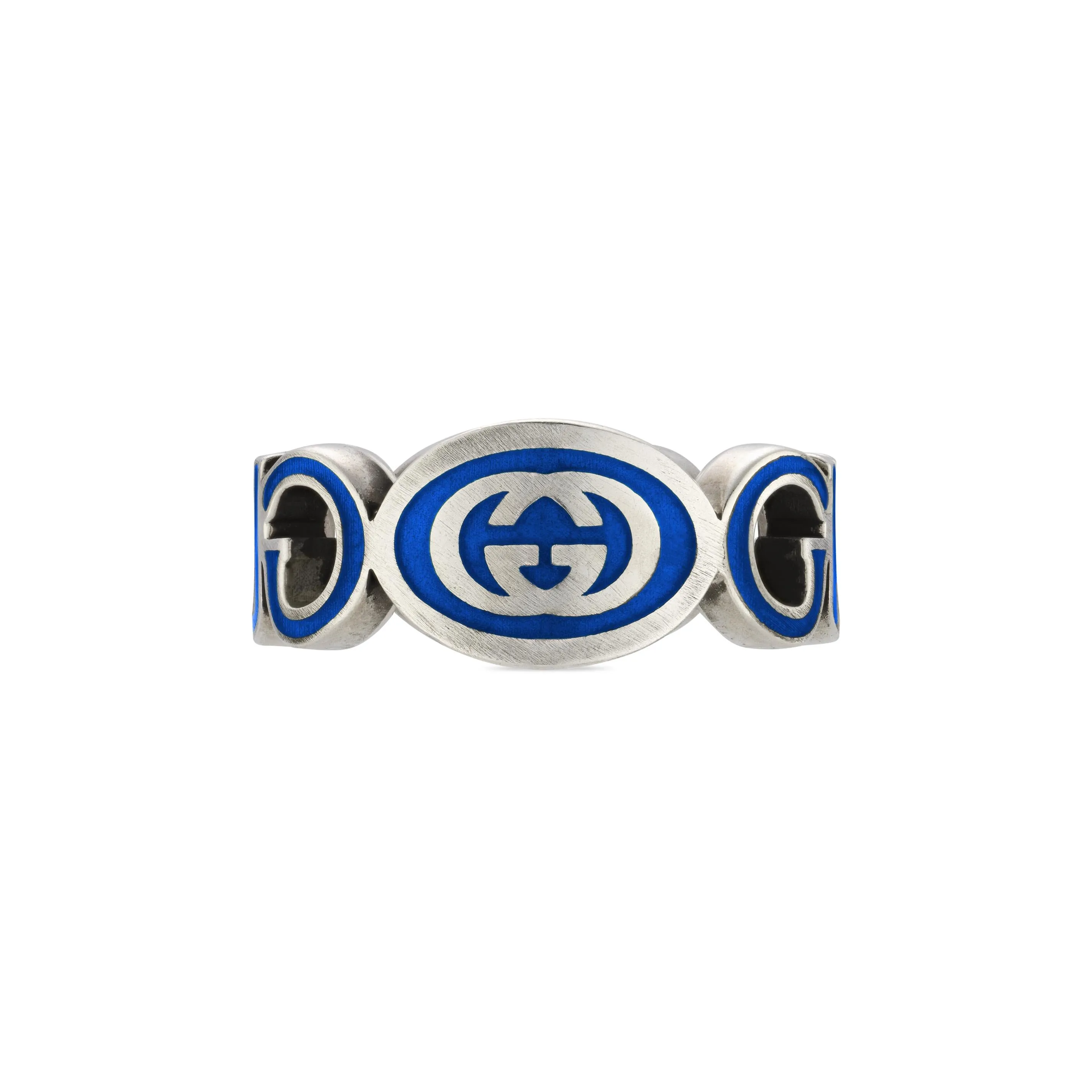 Gucci Silver Interlocking G Ring