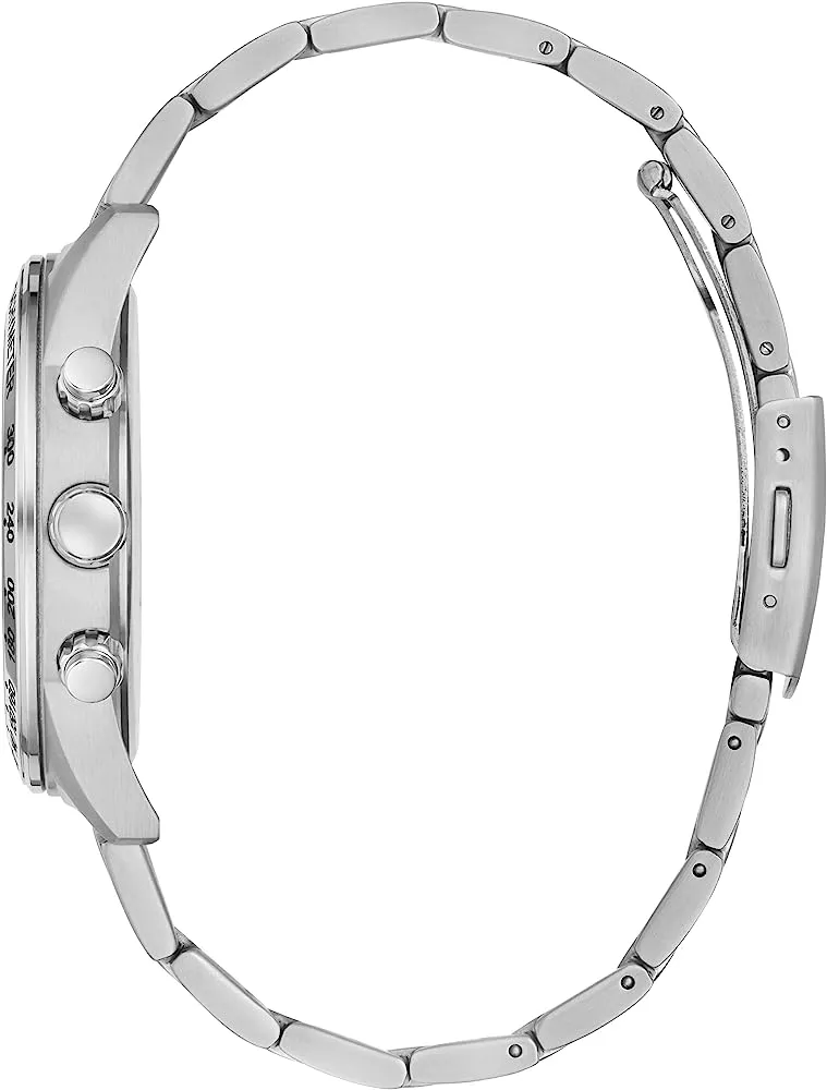Guess Commander Silver Tone Men's Watch GW0056G1