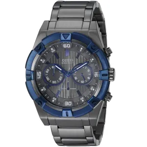 Guess Stainless Steel Gunmetal Men's Watch W0377G5