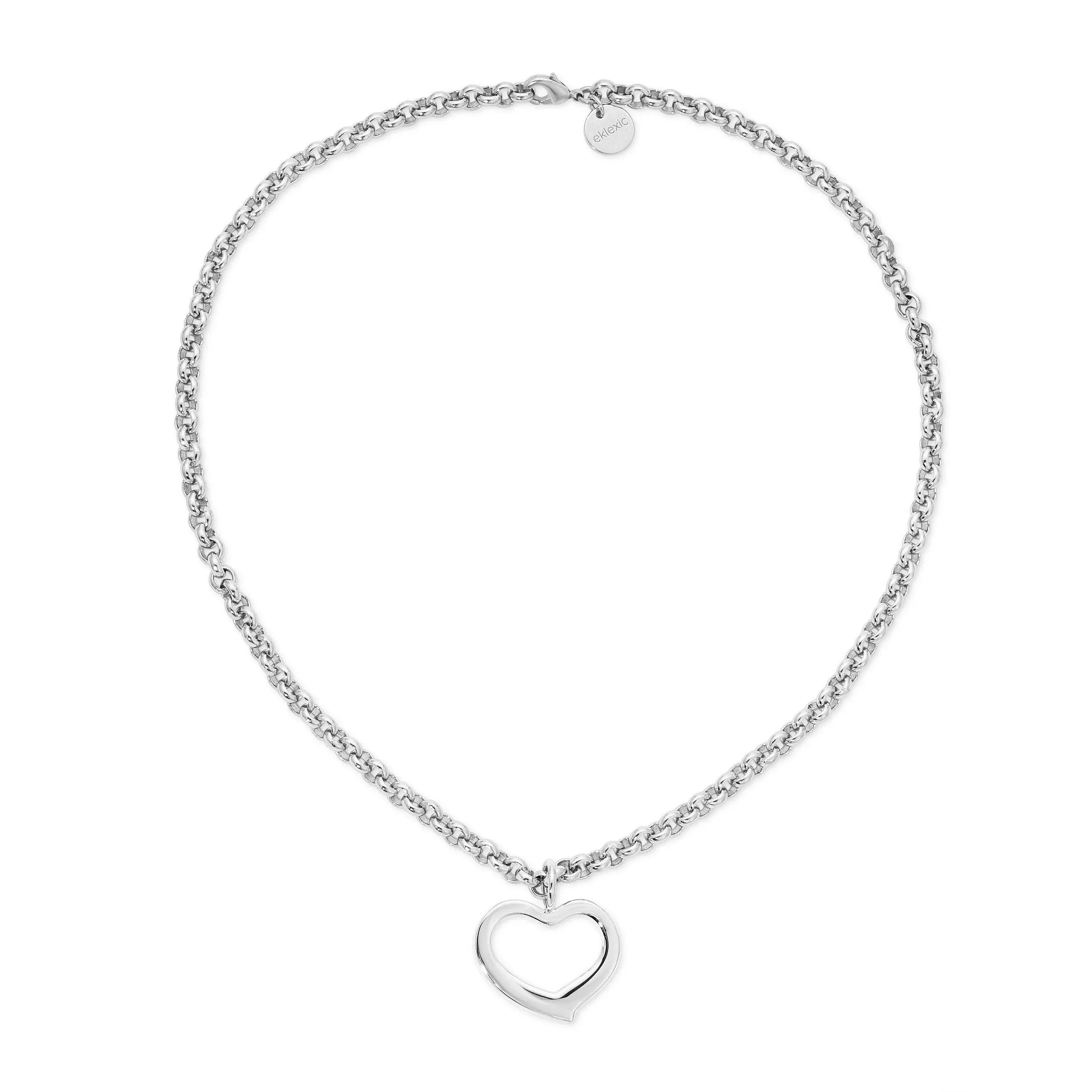 Haley Open Heart Pendant Necklace
