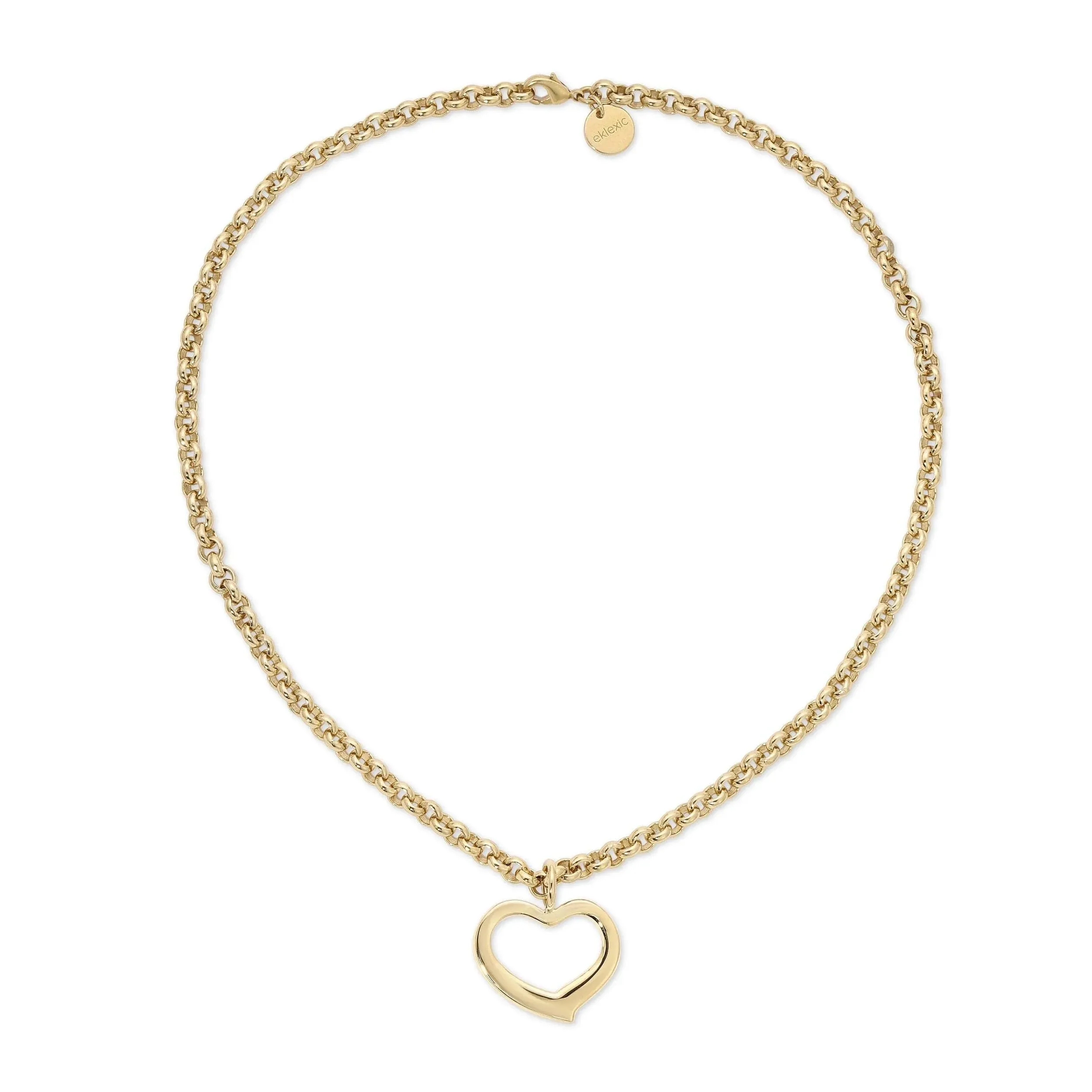 Haley Open Heart Pendant Necklace