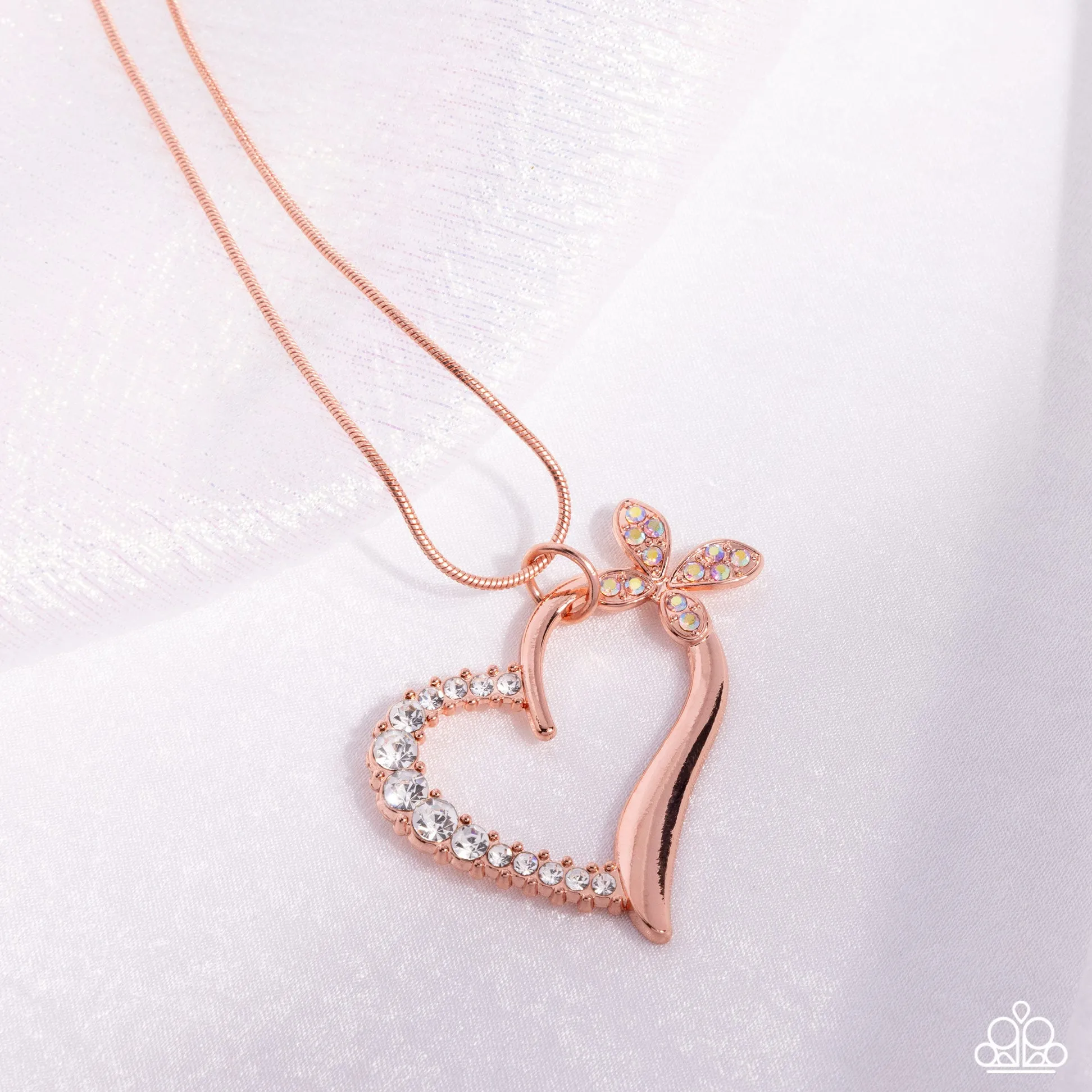 Half-Hearted Haven - Copper (Heart) Necklace