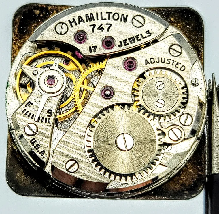 HAMILTON 1955 Lyle Watch 14K GOLD U.S.A. Made
