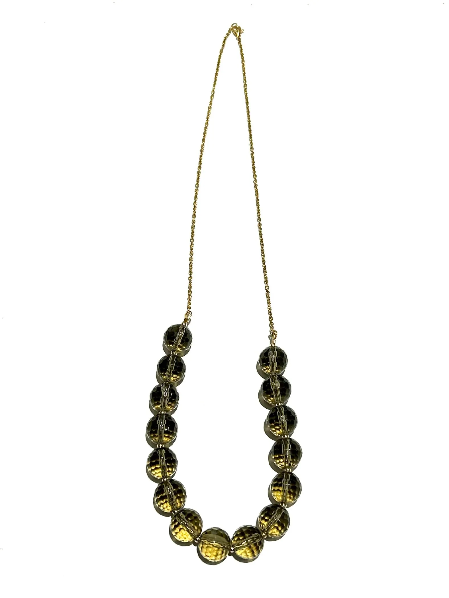 HC DESIGNS- Semiprescious Stone Long Chain Necklace