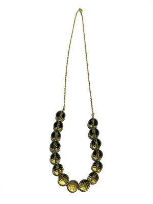 HC DESIGNS- Semiprescious Stone Long Chain Necklace