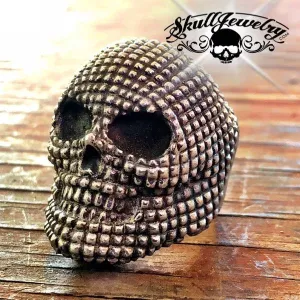 HellRaiser - Studded Skull Ring (#690)