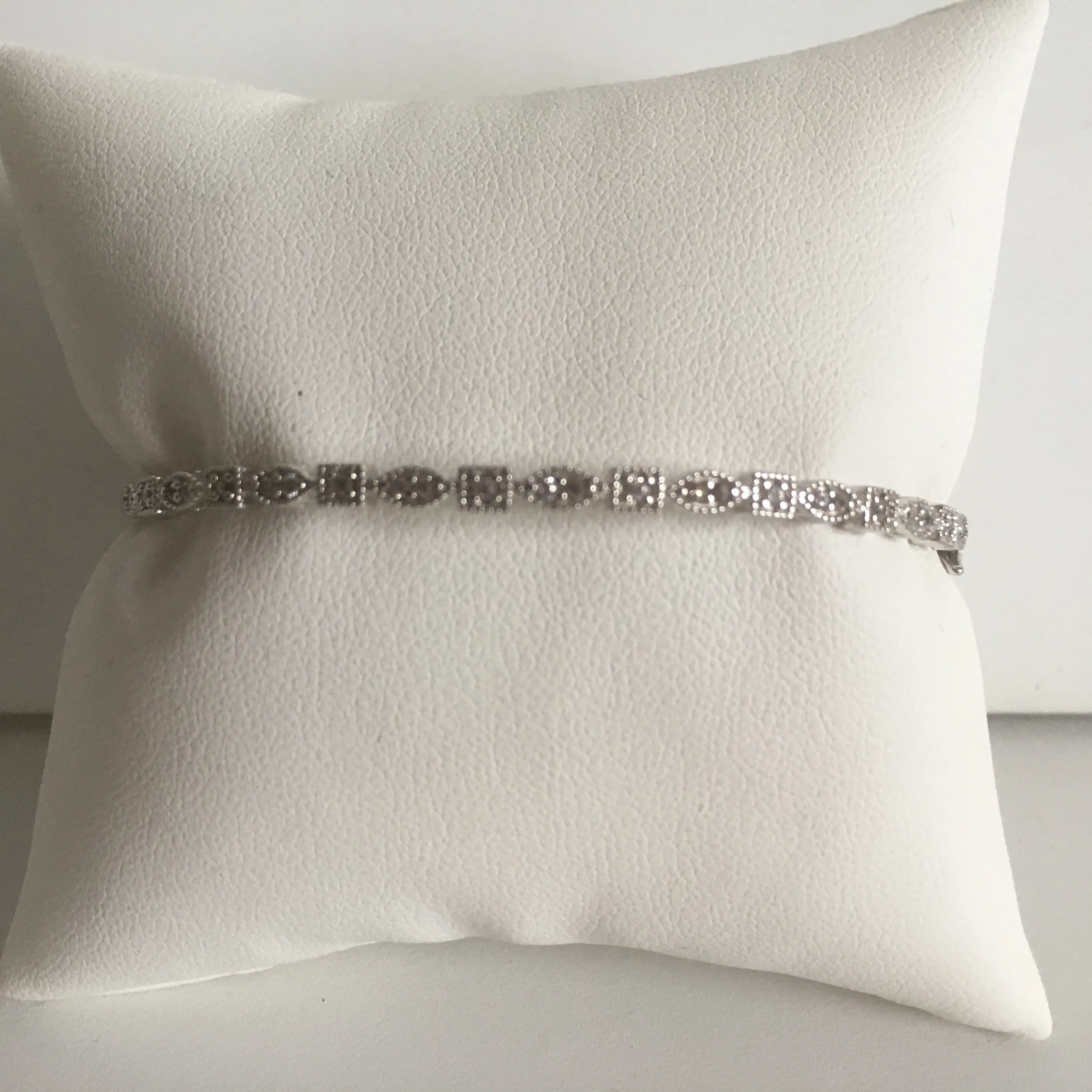 Hinged Flower Bangle Bracelet