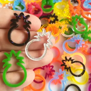 Hole Pineapples / 10 Piezas, 30mm