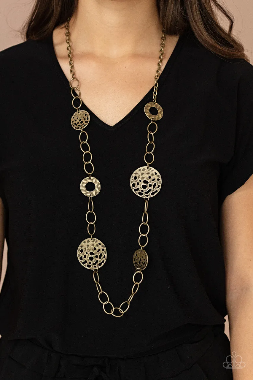 HOLEY Relic Brass Paparazzi Necklace