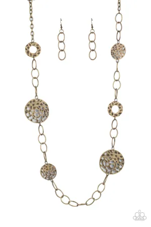 HOLEY Relic Brass Paparazzi Necklace