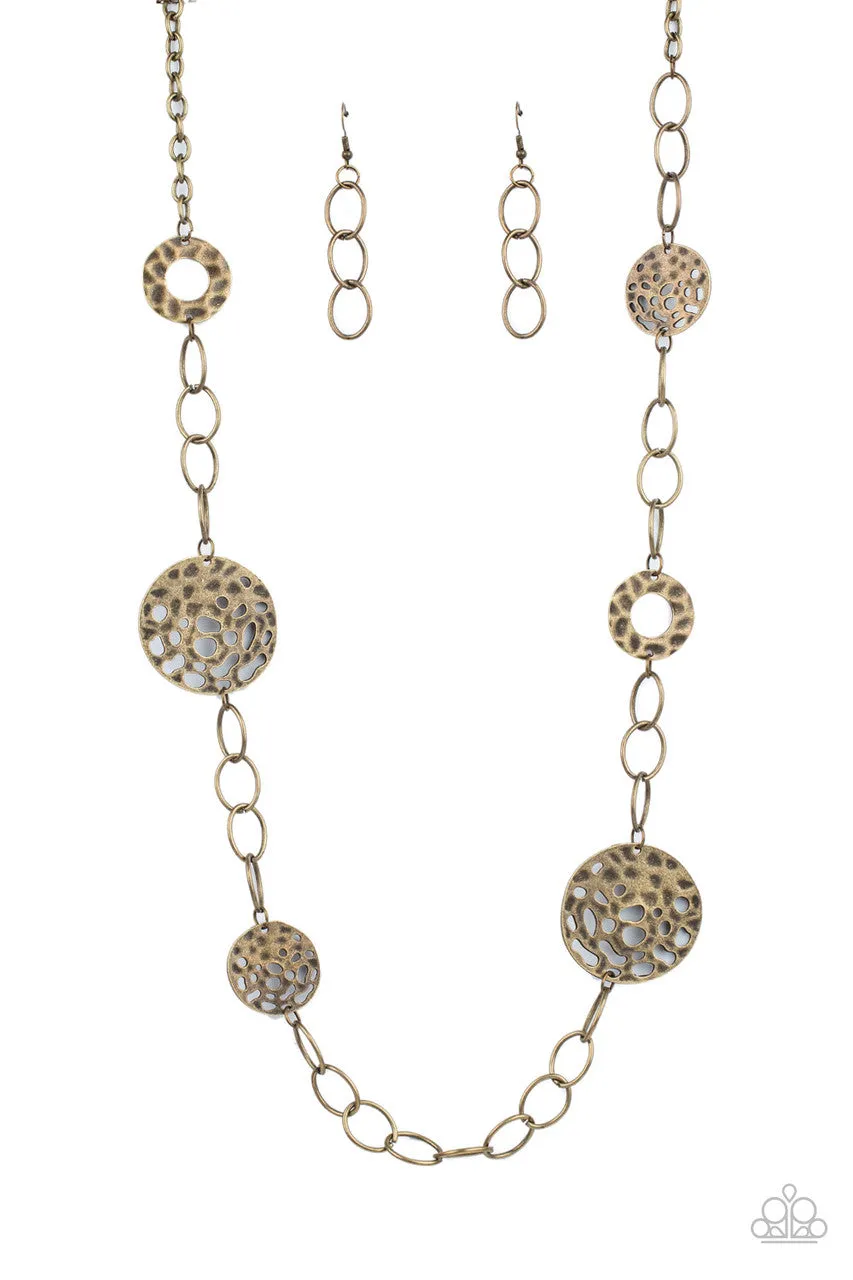 HOLEY Relic Brass Paparazzi Necklace