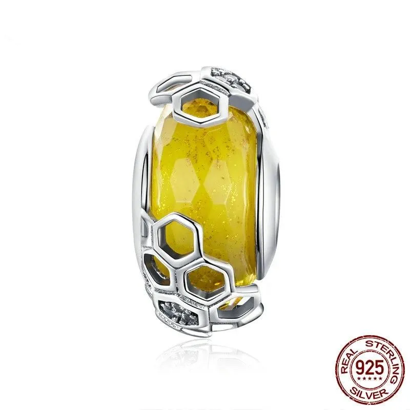 Honeycomb Bee Glass