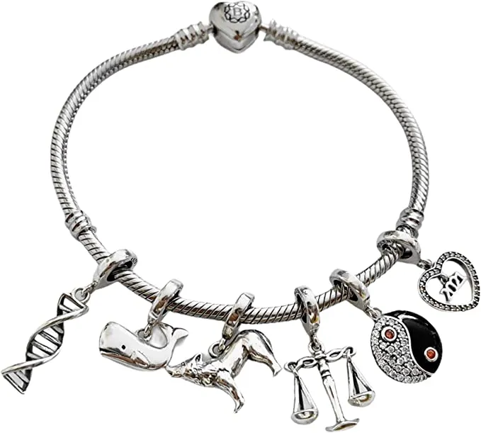 Howling Wolf Dangle Pendant Charm