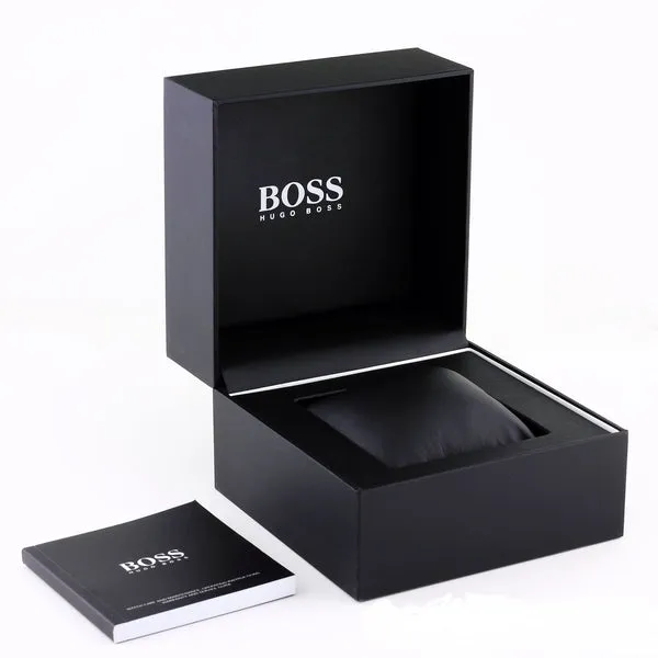 Hugo Boss Pioneer Brown Leather Strap Men's Watch 1513709