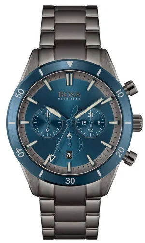Hugo Boss Santiago Grey Chronograph Men's Watch 1513863