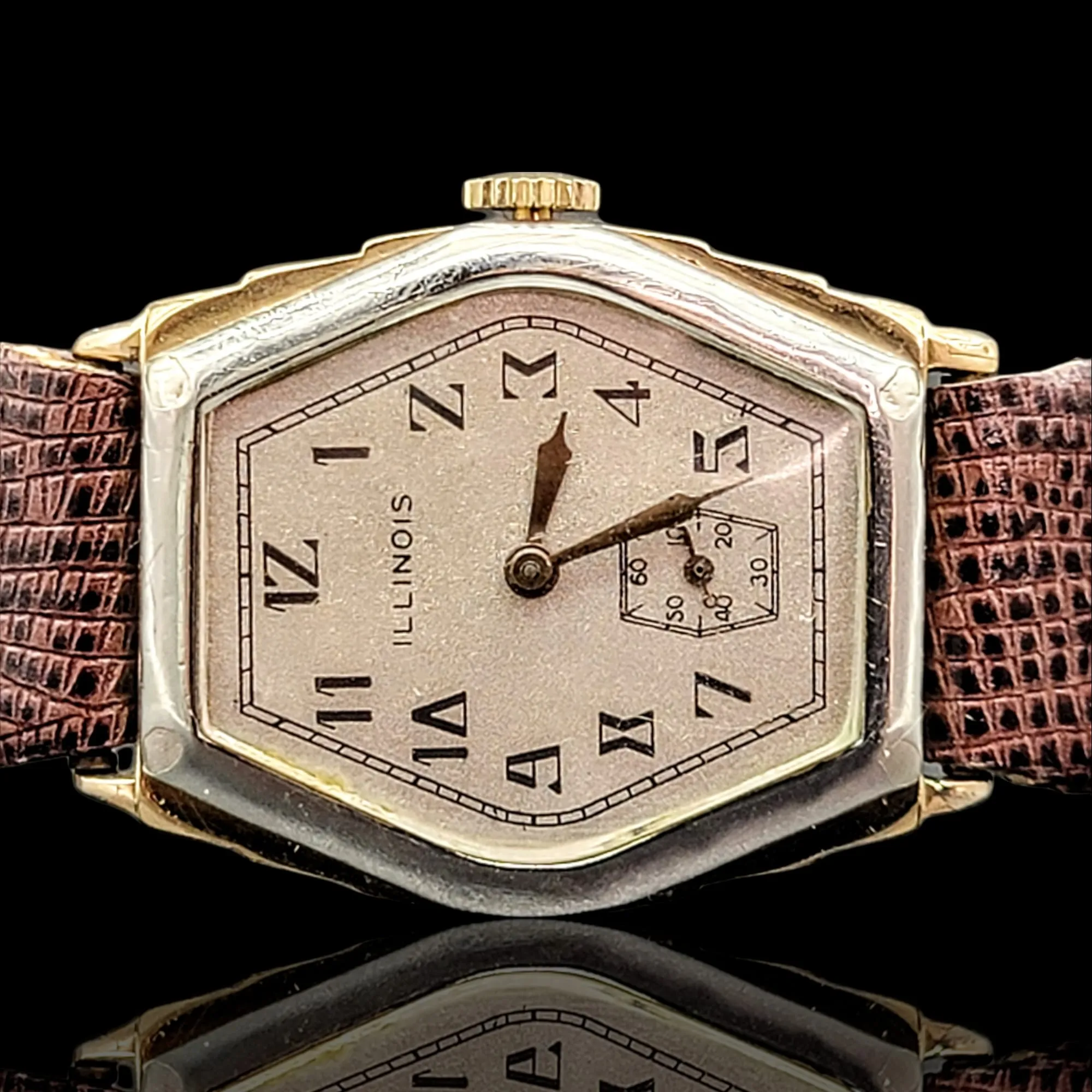 ILLINOIS 1931 Ritz Wristwatch Art Deco Watch