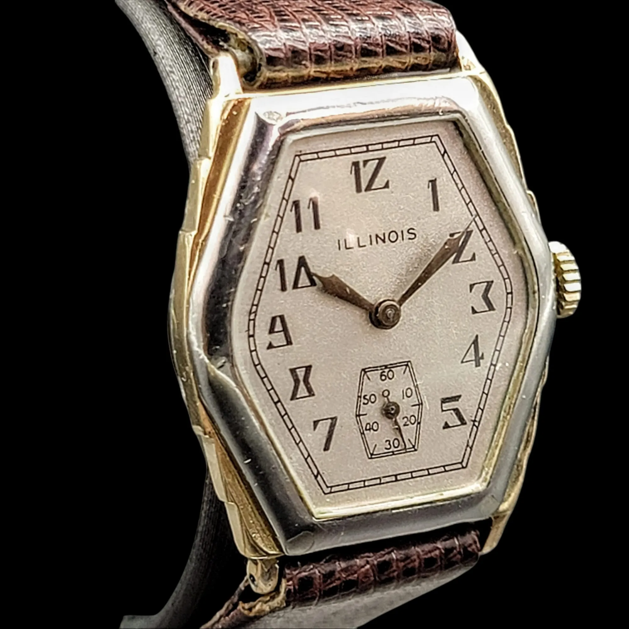 ILLINOIS 1931 Ritz Wristwatch Art Deco Watch