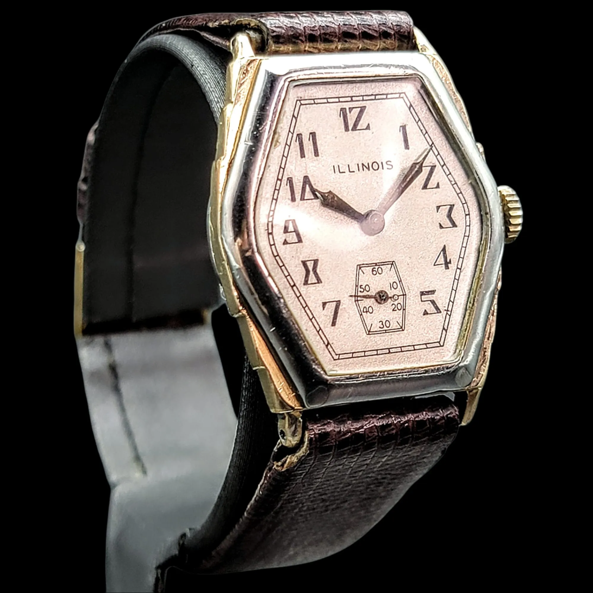 ILLINOIS 1931 Ritz Wristwatch Art Deco Watch