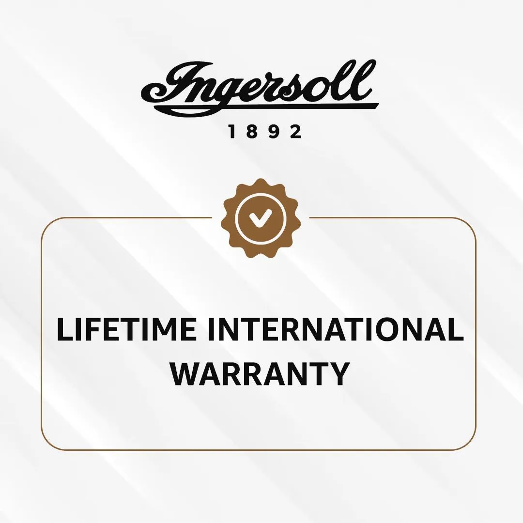 Ingersoll Automatic White Ceramic Dial With Lifetime Warranty Analog Watch - For Gents  I12309